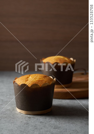 ケーキマフィン　アメリカの焼き菓子のイメージ 133528708