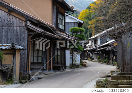 秋の石見銀山 大森銀山地区の町並み 秋の石見銀山 大森銀山地区の町並み 133528800