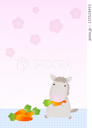年賀状〈馬〉B-2 年賀状〈馬〉B-2 133529453