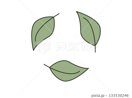 Recycling and sustainable icon. Flat vector illustration. Recycling and sustainable icon. Flat vector illustration. 133530246