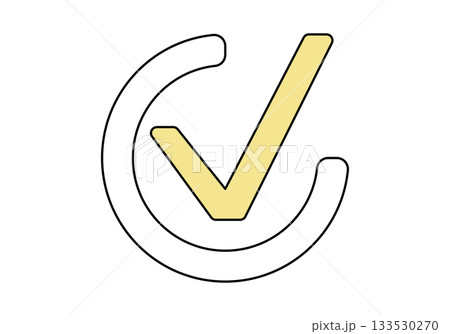 Check mark icon. Vector illustration.のイラスト素材 [133530270] - PIXTA
