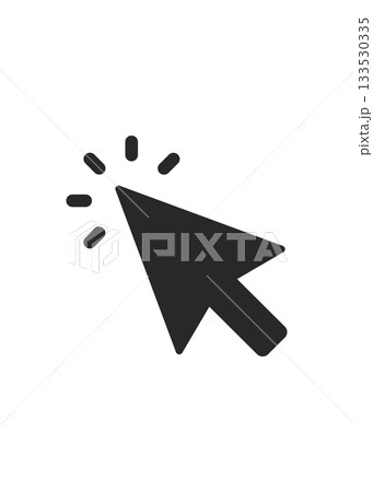 Cursor icon click stock illustration 133530335