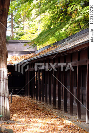 長野県諏訪市・手長神社の紅葉 長野県諏訪市・手長神社の紅葉 133530730
