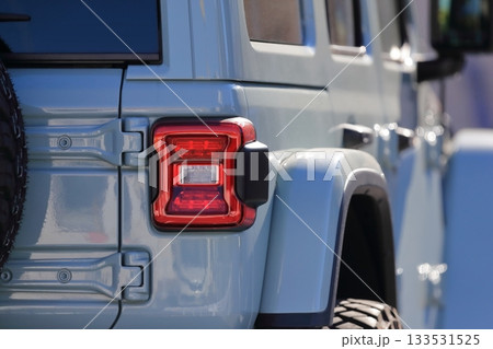 車のテールランプ 133531525