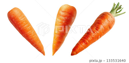 Set of fresh vegetable, carrot, isolated on a transparent background. Set of fresh vegetable, carrot, isolated on a transparent background. 133531640