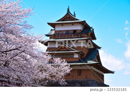 春 桜 諏訪高島城 春 桜 諏訪高島城 133532185