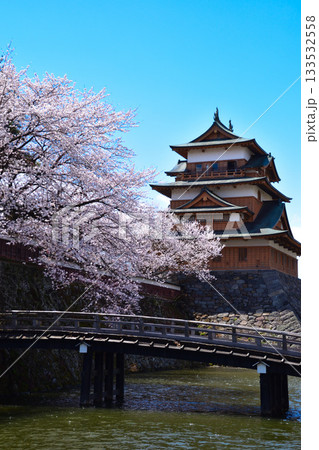 春　桜　諏訪高島城　 133532558