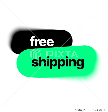 Free Shipping Label. Vector illustration for special offer. Free Shipping Label. Vector illustration for special offer. 133533894