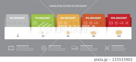 Web pricing table template for business plan. 133533902