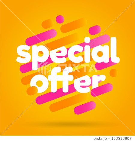 Sale banner template design. Special offer. Vector illustration. Sale banner template design. Special offer. Vector illustration. 133533907
