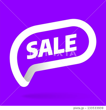 Sale banner template design. Special offer. Vector illustration. 133533939