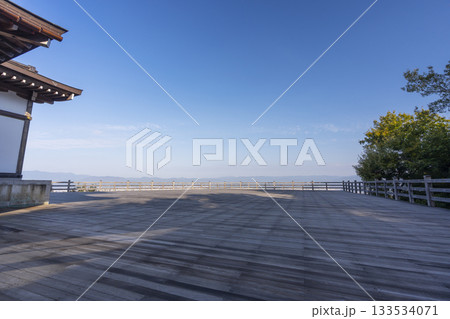 京都　将軍塚清流殿　大舞台 133534071