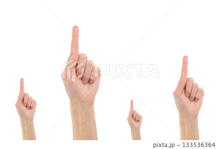 Gesture four hands attention Gesture four hands attention 133536364