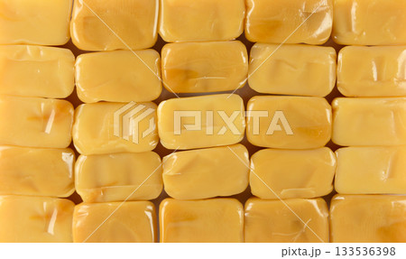 Caramel toffee texture background Caramel toffee texture background 133536398