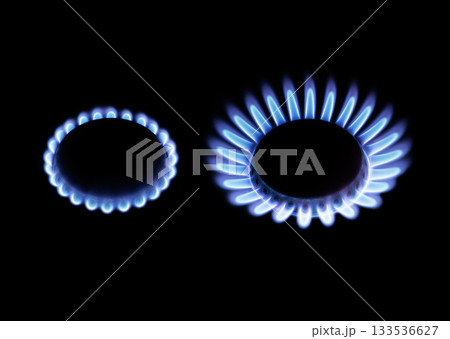 Image of a burning natural gas 133536627