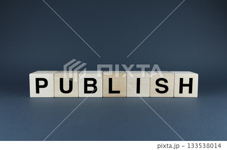 Publish. Cubes form the word Publish. Publish. Cubes form the word Publish. 133538014