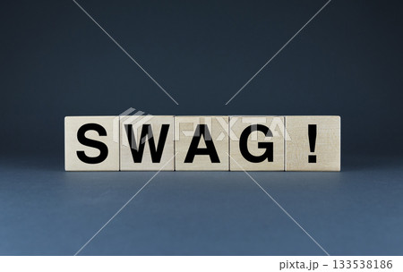 Swag. Cubes form the word Swag Swag. Cubes form the word Swag 133538186