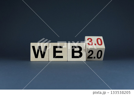 Web 2.0 or 3.0. Cubes form words Web 2.0 or 3.0. 133538205