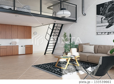 modern kitchen interior 133539661