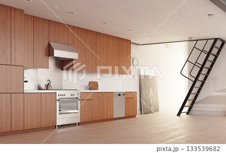 modern kitchen interior modern kitchen interior 133539682