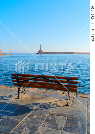 venetian habour of Chania, Crete, Greece 133540586