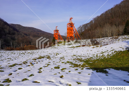 炭鉱メモリアル森林公園・竪抗巻揚櫓(2025年初冬) 炭鉱メモリアル森林公園・竪抗巻揚櫓(2025年初冬) 133540661