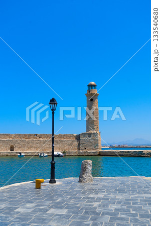 harbor of Rethymno, Crete, Greece harbor of Rethymno, Crete, Greece 133540680