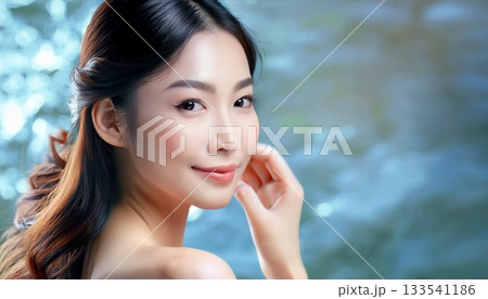 若い女性のビューティーイメージ 若い女性のビューティーイメージ 133541186