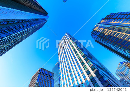 東京　新宿区　西新宿の都市風景 133542041