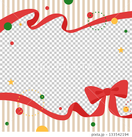 Ribbon decoration frame, circular object, pop design Ribbon decoration frame, circular object, pop design 133542194