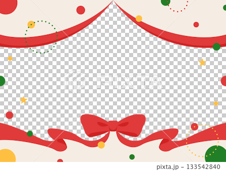 Ribbon decoration frame, circular object, pop design Ribbon decoration frame, circular object, pop design 133542840