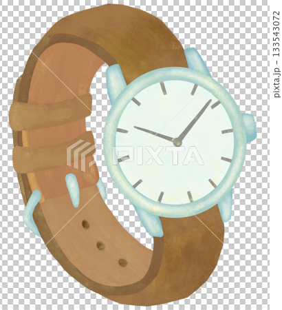 Simple wristwatch illustration 133543072