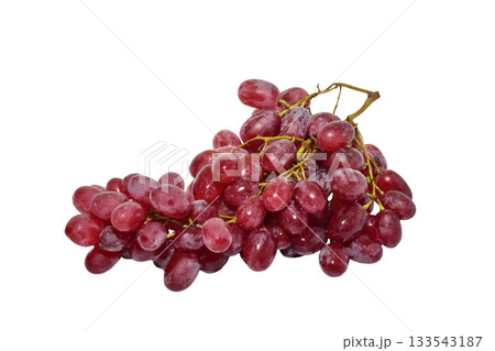 A bunch of red grapes. A bunch of red grapes. 133543187