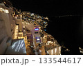 ヨーロッパの美しい夜景, フィラ, サントリーニ島, ギリシャ 133544617