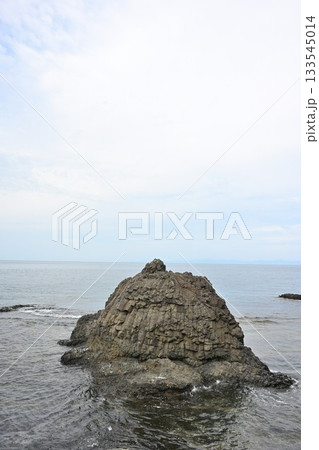 津軽半島から陸奥湾と日本海を望む（青森県） 133545014