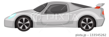 A white car with a black wheel 133545262