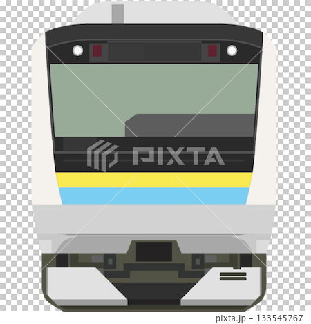 像素藝術風格的E233系列列車(千葉/房總地方線) 像素藝術風格的E233系列列車(千葉/房總地方線) 133545767