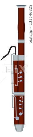 A red and silver instrument with a black handle A red and silver instrument with a black handle 133546825