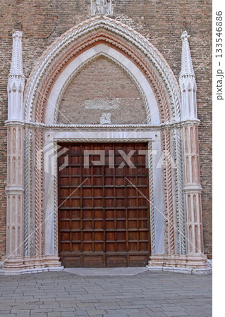 Arch Door Church Venice 133546886
