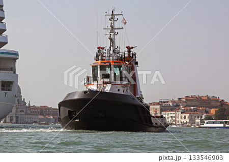 Tugboat Venice Italy 133546903