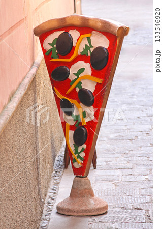 Slice of Pizza Stand Slice of Pizza Stand 133546920