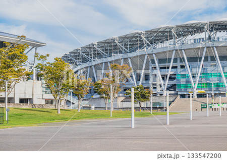 袋井市の小笠山総合運動公園　エコパアリーナの風景(静岡県) 133547200