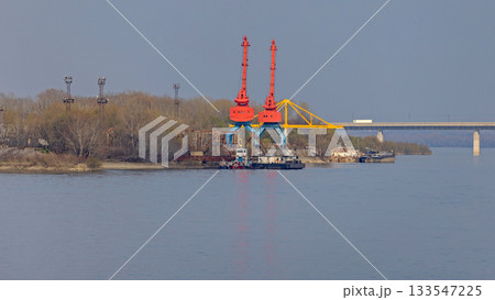 Danube River Port Bulgaria 133547225