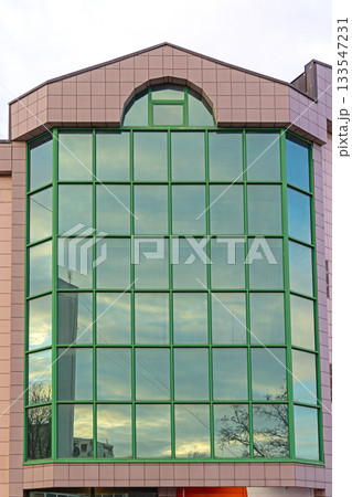 Glass Building Wall Glass Building Wall 133547231