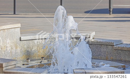 Water Jet Geyser Fountain 133547261