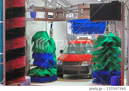 Car Wash Tunnel Car Wash Tunnel 133547348
