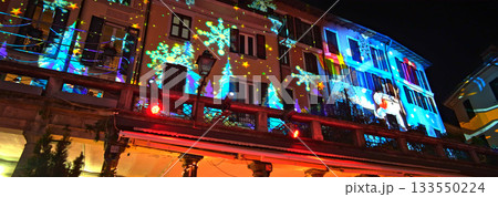 Anamorphic Lens - Christmas lights on via XX Settembre in Lecco Italy on 11-22-2025 Anamorphic Lens - Christmas lights on via XX Settembre in Lecco Italy on 11-22-2025 133550224