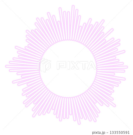 Sound amplitude round diagram. Melody pulse wave Sound amplitude round diagram. Melody pulse wave 133550591