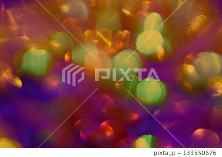 Vibrant abstract lights and bokeh circles create a colorful, festive background scene Vibrant abstract lights and bokeh circles create a colorful, festive background scene 133550676