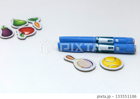 Ozempic concept for healthy lifestyle 133551186